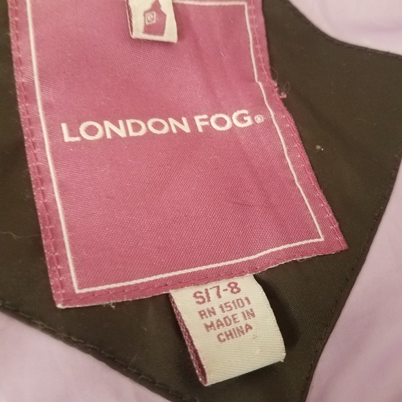 London Fog Girls Kids Puffer Vest Brown Small Size 7/8 Fall Back to School - Picture 6 of 7
